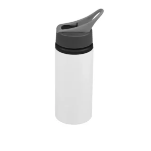 Squeeze Alumínio Branca Tampa Sport 600ml - Su´s - Unidade