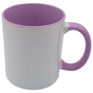 CANECA CERAMICA INTERIOR E ALÇA  ROXA 325ML PARA SUBLIMAÇÃO - X-COLOUR - Unidade