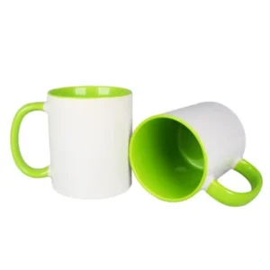 CANECA INTERIOR E ALÇA VERDE CLARA 325ML - FLY - Unidade