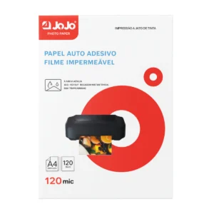 VINIL BRANCO  MATTE 120G A PROVA DGUA C/20 FOLHAS - JOJO - Unidade.