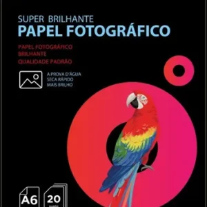 PAPEL FOFOGRÁFICO 10X15 230G GLOSSY JOJO C/20 FOLHAS - Unidade.