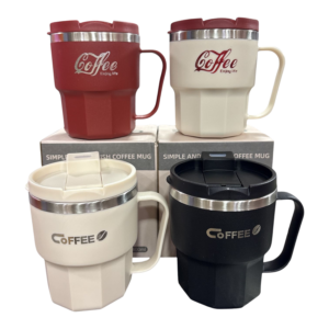 CANECA TERMICO COFFEE CORES 400ML - Unidade