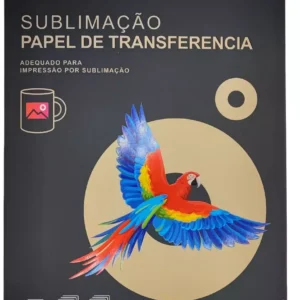 PAPEL SUBLIMATICO FUNDO ROSA A4 100G JOJO C/100 FOLHAS - Unidade.