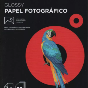 PAPEL FOTOGRAFICO GLOSSY 180G A4 JOJO COM 20 FOLHAS -Unidade.