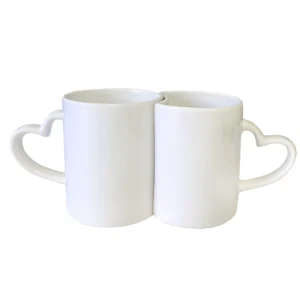 KIT LOVE CERAMICA BRANCA 325ML - JKB - Unidade