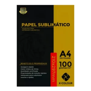 PAPEL SUBLIMÁTICO FUNDO ROSA A4 100G X-COLOUR C/100 - UNIDADE