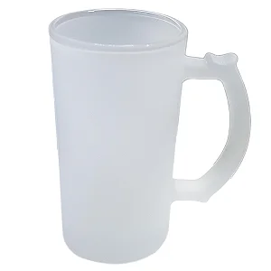 CANECA  CHOPP PARA SUBLIMAÇÃO VIDRO JATEADA 475ML - X-COLOUR - Unidade