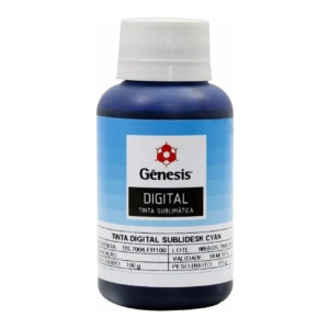 TINTA SUBLIMATICA GENESIS CYAN 100ML - Unidade
