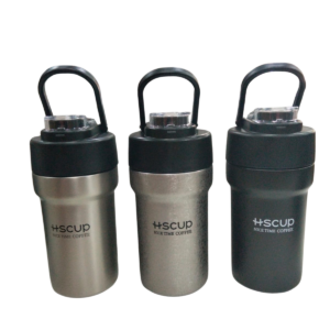 GARRAFA TERMICA COM TAMPA 500ML -HUSCUP - Unidade