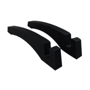 SUPORTE PRETO DE PLASTICO PAR PARA AZULEJO - Unidade