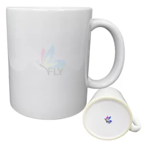CANECA CERAMICA BRANCA 325ML PARA  SUBLIMAÇÃO - FLY- Unidade
