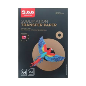 PAPEL SUBLIMATICO FUNDO ROSA A4 100G COM 100 FOLHAS - JOJO - Unidade.