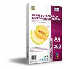 PAPEL FOTOGRAFICO MICROPOROSO GLOSSY A4 260G COM 20 FOLHAS - X-COLOUR - Unidade