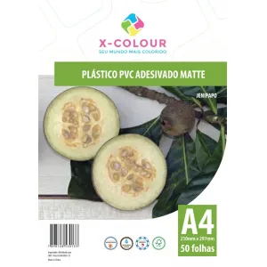 VINIL ADESIVO SEMI-TRANSPARENTE 130G A PROVA D`ÁGUA - X-COLOUR  -Unidade