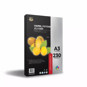 PAPEL FOTOGRAFICO 230G A3 GLOSSY COM 20 FOLHAS - X-COLOUR - Unidade