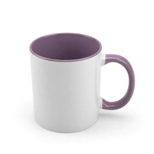 CANECA CERAMICA INTERIOR E ALÇA  ROXO 325ML PARA SUBLIMAÇÃO - X-COLOUR - Unidade