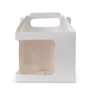CAIXINHA BRANCA PARA CANECA COM JANELA LATERAL - Unidade