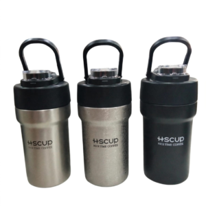 GARRAFA TERMICA COM TAMPA 500ML -HUSCUP - Unidade