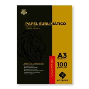 PAPEL SUBLIMÁTICO FUNDO ROSA A3 100G COM 100  X-COLOUR - Unidade