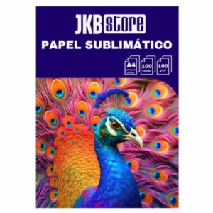 PAPEL SUBLIMATICO FUNDO ROSA A4 100G COM 100 FOLHAS - JKB - Unidade